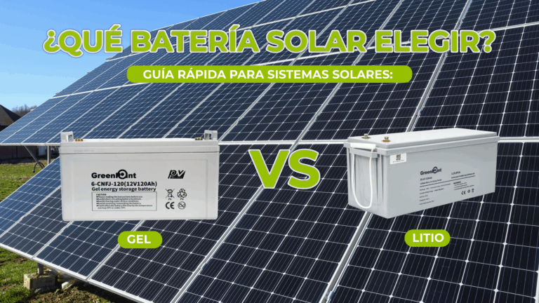 Baterías de Litio VS Gel