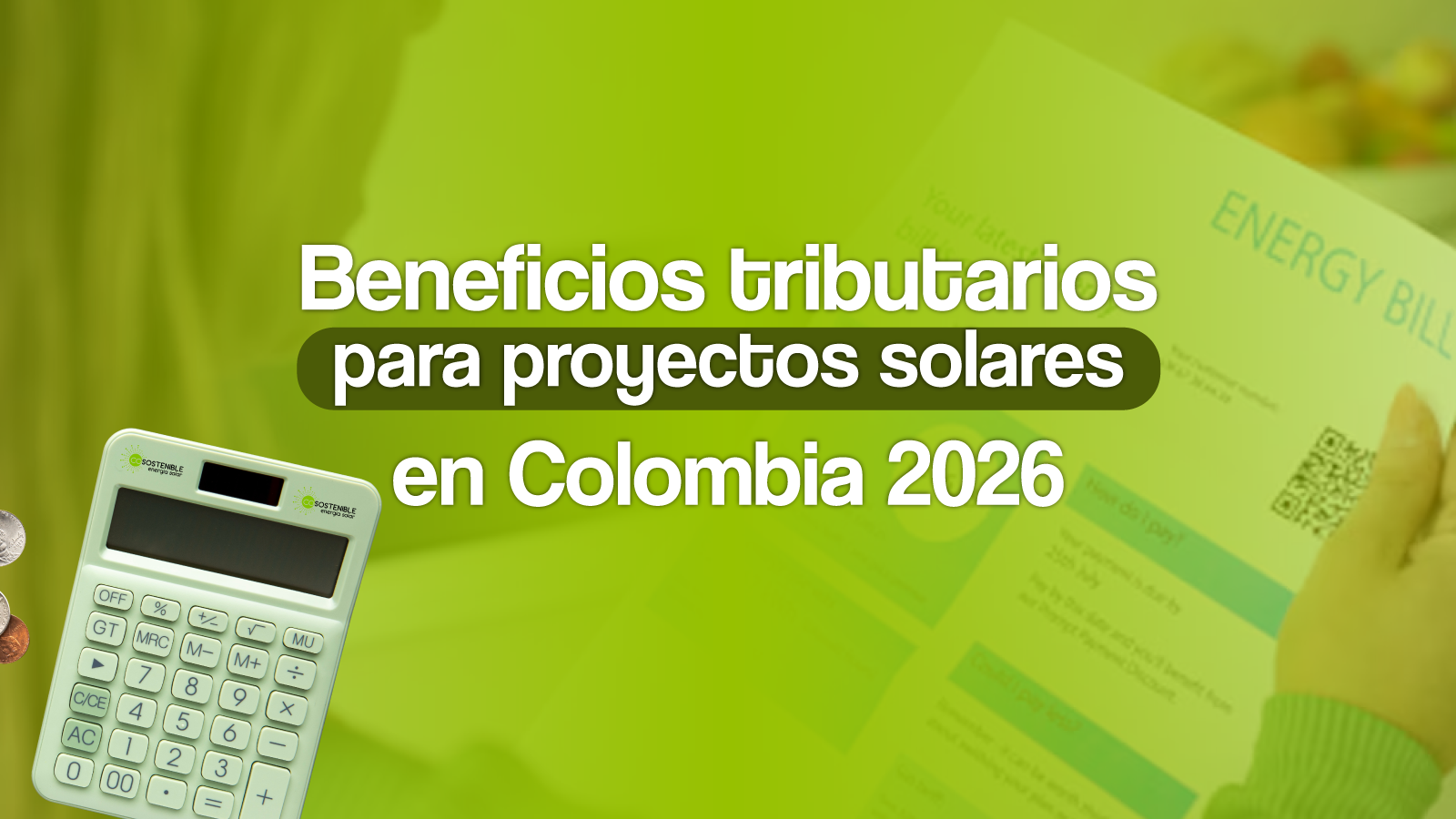 Beneficios tributarios para proyectos solares en colombia